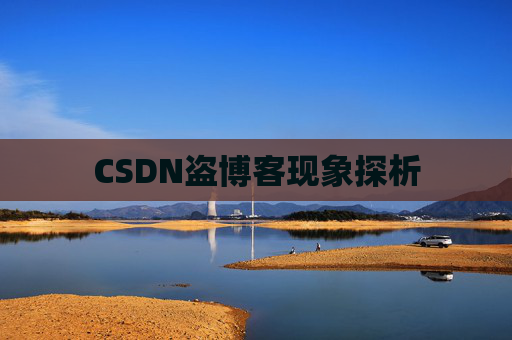 CSDN盗博客现象探析